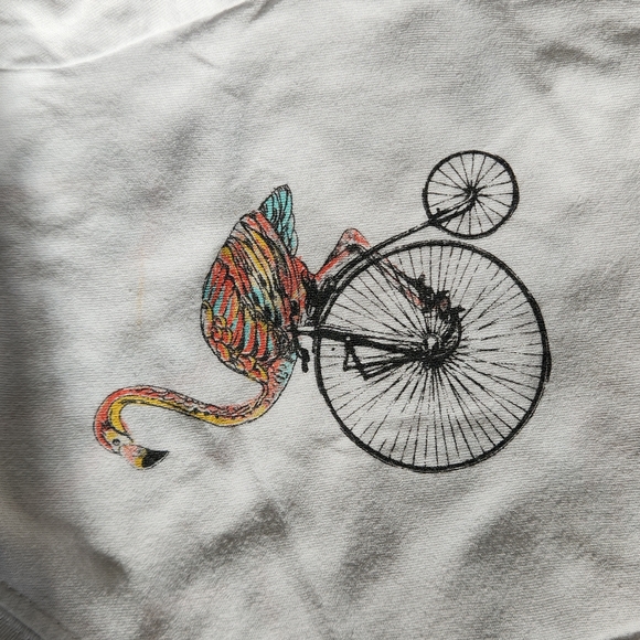 Kim Rodgers White Flamingo Medium Shirt - Picture 2 of 4